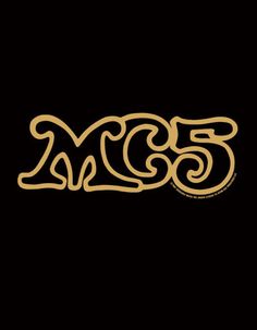 the letter m and s in gold on black