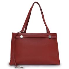 Hermes Cabana Togo Leather Tote Bag Rouge Ash Red Approx. W36cmxh23cmxd12cm Red Business Bag With Silver-tone Hardware, Red Business Bags With Silver-tone Hardware, Business Burgundy Bags With Palladium Hardware, Burgundy Shoulder Bag With Silver-tone Hardware For Everyday, Red Business Bags With Palladium Hardware, Red Satchel Shoulder Bag With Palladium Hardware, Red Satchel Bag With Palladium Hardware, Red Tote Bag With Palladium Hardware, Red Shopping Bags With Palladium Hardware