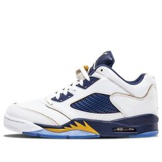 Air Jordan 5 Retro Low 'Dunk From Above' 819171-135 (AJ5/SNKR/Low Top/Basketball) White Throwback Custom Sneakers For Sports, Collegiate White Basketball Shoes With Boost Midsole, Collegiate White Basketball Shoes For Sports Events, Air Jordan 5 Retro Low, Jordan 5 Retro Low, Low Dunks, Jordan 5 Retro, Air Jordan 5 Retro, Air Jordan 5