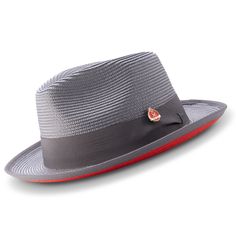 Red Fedora, Taking Risks, Red Bottom, Fitted Suit, Mens Fashion Suits, Red Bottoms, Dress Hats