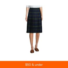 in stock Plaid Pleated Skirt, Knee Skirts, Fall Winter Wardrobe, Cute Skirts, Plaid Skirts, Kilt, Womens Plaid, Winter Wardrobe, Above The Knee