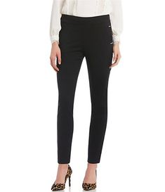 Black Women's Skinny Pants | Dillard's Elegant Office Pull-on Bottoms, Elegant Office Pull-on Style Bottoms, Elegant Pull-on Style Office Bottoms, Elegant Office Bottoms With Pull-on Style, Elegant Mid-rise Stretch Bottoms, Elegant Stretch Mid-rise Bottoms, Elegant Stretch Pants With Elastic Waistband, Elegant Stretch Dress Pants With Elastic Waistband, Elegant Mid-rise Pull-on Bottoms