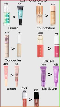 Elf Cosmetics Aesthetic, Makeup Dups, Best Elf Makeup, Best Elf Products, Best Foundation For Oily Skin, Best Organic Makeup, Organic Makeup Brands, Oily Skin Makeup