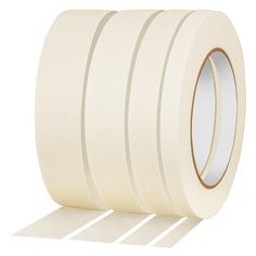 a roll of white tape on a white background