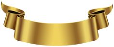 a gold ribbon with an empty space in the middle for text or images to be placed on