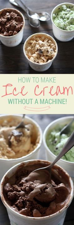 how to make ice cream without a machine