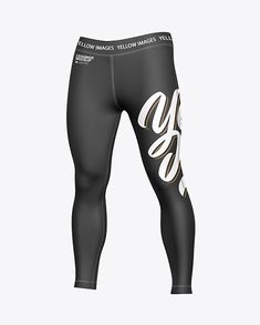 This Leggings Mockup is the perfect tool for those in the apparel industry looking to create designs for men's fitness wear. The mockup showcases a front view of male leggings, also known as tights, that are perfect for exercise and running. The high-quality mockup allows you to present your designs in a realistic setting, giving your clients or customers a better idea of how the finished product will look and feel. The Leggings Mockup is perfect for anyone looking to create a sporty or Compressive Sports Leggings, Compressive Sportswear Leggings, White Micro-elastic Sports Leggings, Mens Parka Jacket, Solid Micro-elastic Sportswear Leggings, Mens Down Jacket, Sports Pants Women, Mens Quarter Zip