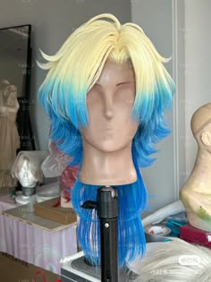 Cosplay Wig Tutorial, Chibi Hair, Kawaii Hairstyles, Short Hair Tutorial, Alternative Hair, Hair Dye Colors, Hair Reference, Boy Hairstyles