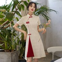 Chinese Qipao, Chinese Dresses, Cheongsam Dress, Fashion Diy, Vestidos Vintage