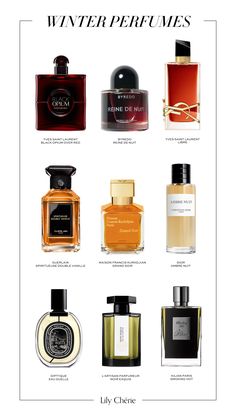 best winter perfumes Warm Perfume Scents, Fragrance Display, Winter Perfume, French Beauty Secrets, Best Perfumes, Summer Perfume, Christian Dior Paris, Winter Fragrance