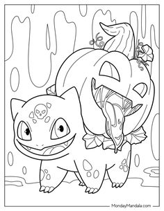 pokemon coloring pages with the letter e on it