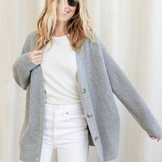 Iso Jenni Kayne Cocoon Cardigan (Sizes Xs/S) In All Colors Fisherman Cardigan, Slouchy Cardigan, Turtleneck Style, Autumn Sleeve, Cashmere Hoodie, Cocoon Cardigan, Crewneck Style, Jenni Kayne, Cashmere Turtleneck