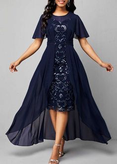 High Waisted Elegant Dresses, Winter Mother Of The Bride Dresses Tea Length, Quinceanera Dress For Mom, Navy Blue Mob Dresses, Cowgirl Formal Dress, Two Fabric Dress, Wedding Dresses For Mother Of The Groom, Winter Wedding Guest Dress Plus Size, Purple Dresses For Wedding