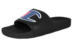 PRICES MAY VARY. Soft, single band upper. Lightweight, contoured footbed. Polyurethane upper. EVA midsole.  Whether you're poolside or strolling into casual Friday in cool, laidback style the Champion® Kids IPO slide will complete your look. Solid Champion slide sandal is made of lightweight polyurethane. Fixed strap features a brushed lining for next-to-skin comfort. Signature two-tone Champion logo. One-piece contoured foam footbed. Durable gripped outsole. Imported. Measurements:   Weight: 5 Champion Slides, Fathers Day Presents, Champion Logo, Amazon Products, Kids Luggage, Travel Deals, Laid Back Style, S Star, Embossed Logo