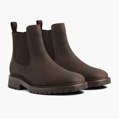 Comfortable Men's Slip-On Chelsea Boot in Rich Brown 'Tobacco' Rugged & Resilient Leather. Handcrafted with Goodyear Welt Construction Using the Highest Quality Materials. Free Shipping & Returns. Cork Bed, Thursday Boot Company, Thursday Boots, Boot Companies, Suede Fashion, Slip On Boots, Goodyear Welt, Chelsea Boot, Leather Gloves