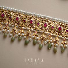 Jadu Choker Jade Pre Order | IHJ Jadau Choker, Choker Design, Wedding Jewellery Designs, Choker Jewellery, Rajputi Jewellery, Wedding Jewelry Sets Bridal Jewellery, Neck Pieces Jewelry, Choker Necklace Designs, Indian Bridal Jewelry Sets