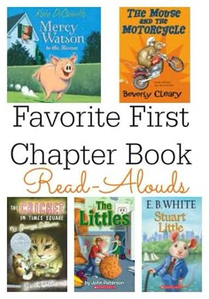 five children's books with the title favorite first character book read - alouds