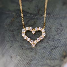 Tiffany & Co. 18k Gold Sentimental Diamond Mini Heart Pendant .25 CTW, 16 Chain Necklace With Original Boxes - Etsy Heart Pendant Gold Tiffany & Co., Henderson Nv, Mini Heart, Tiffany & Co., Heart Pendant, Jewelry Necklace Pendant, Pendant Necklaces, Original Box, 18k Gold