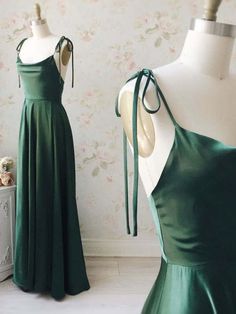 Simple green satin long prom dress, green bridesmaid dress,PD22677 on Storenvy Green Satin Prom Dress, Prom Dresses Green, Satin Long Prom Dress, Green Evening Dress, Green Corset, Custom Bridesmaid Dress, Corset Dress Prom, Green Bridesmaid, Bridesmaid Dress Sizes