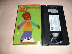 an old vhs case with a cartoon character on it