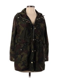 J.Crew Coat Size: Small Jackets & Outerwear - used. 100% POLYESTER, Camo | J.Crew Coat: Green Camo Jackets & Outerwear - Size Small J Crew Coat, Jcrew Coat, Camo Jacket, Green Coat, Green Camo, Outerwear Coats, Outerwear Jackets, Military Jacket, Camouflage