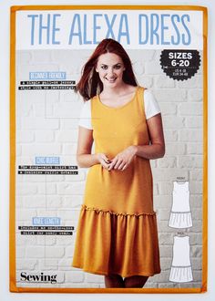 the alexa dress sewing pattern is available in sizes 6 - 20