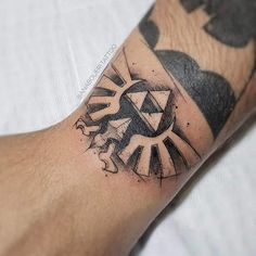 a man's arm with a tattoo on it