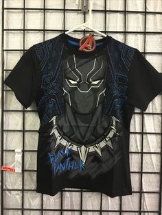 Marvel Kids Black Panther T-shirt Size 12. Condition is "New with tags". Shipped with USPS First Class. Unisex Black Short Sleeve T-shirt, Unisex Black T-shirt With Front Print, Black Crew Neck T-shirt With Pop Culture Style, Pop Culture Black T-shirt For Fan Merchandise, Black Pop Culture T-shirt For Fan Merchandise, Unisex Black T-shirt For Summer, Black Unisex T-shirt For Summer, Unisex Black T-shirt With Graphic Print, Unisex Black Graphic Tops