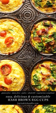 an image of some food in muffin tins