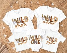 Wild one safari animals zoo 1st first birthday shirt, wild one shirt, wild one birthday boy, wild one birthday, wild one shirt, wild party Wild One T Shirt, Wild One Shirt, Birthday Wild One, Wild Animals Painting, First Birthday Shirt, Wild Party, Wild One Birthday, First Birthday Shirts, Old Shirts