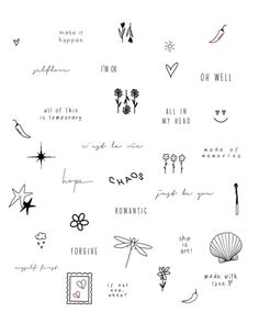 Chic Small Tattoos, Easy Fine Line Tattoos, Tattoos For Sticker Sleeve, Tiny Tattoo Quotes, Tiny Quote Tattoos Inspiration, Minimal Tattoo Meaningful, Tiny Written Tattoos, Small Tattoos Line Art, Life Is Too Short Tattoo Ideas