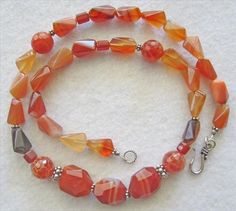 Carnelian Necklace Gleams in the Sunlight Ancient Egyptian Jewelry, Carnelian Bracelet, Carnelian Necklace, Hill Tribe Silver, Egyptian Jewelry, Fire Agate, Scottsdale Az, Creative Jewelry, Forex Strategy