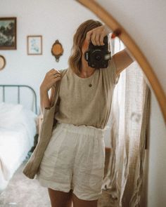 Neutral Earthy Outfits, Stay At Home Clothes, Organic Modern Fashion, Stay At Home Outfits Summer, Wellness Retreat Outfits, Fashion In Nature, Stay At Home Mom Outfits Summer, At Home Outfits Summer, Homestead Outfits