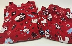 A fun pair of Children's Place fleece pajamas in size Large 10/12 for either boy or girl. Preowned and in great condition. Measurements are: TOP 22" from shoulder to hem. 17" side to side at chest. 23" from neckline to sleeve hem. BOTTOMS: 33" from waist to hem. 14" side to side at waist. 24" inseam. 12" rise. Together they weigh 13 ounces for cheap shipping!  Ships on same or next business day from Vermont.  *Please check out my other listings; I have an assortment of vintage treasures plus bed Winter Pajamas, Fleece Pajamas, Childrens Place, Vermont, Alexander Mcqueen Scarf, Boy Or Girl, Pajamas, Bed, Ships