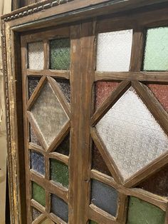 Rare antique Moroccan windows  Great architectural unique stained glass moorish window - Comes with door panels - Comes with multi color stained glass - Made in Morocco Unique window that you cant find in other stores, great add to any place Measures  Window comes with vintage door knobs  Collection piece, this antique window is rare. Please contact us if you have any other inquiry Morocco Window, Moroccan Windows, Antique Stained Glass Windows, Antique Window, Unique Window, Moorish Architecture, Moroccan Home, Moroccan Home Decor, Vintage Door Knobs