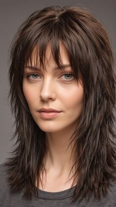 Check out these 25 stunning long shag haircuts! Perfect for adding texture and movement to your hair, these styles are effortlessly cool and trendy. Ideal for any hair type, each cut offers a fresh, modern look. Long Shag Hairstyles With Bangs, Diy Long Layered Haircut, Long Fringe Haircut, Modern Shag Haircuts Long, Textured Shag Haircut, Long Layered Hair Styles, Long Textured Haircut, Womens Hair Cuts, Long Shaggy Haircuts