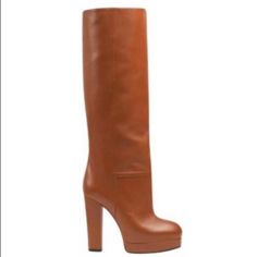 Gucci Ribbed Leather Platform Knee Boots Brown Leather Code 589785m375 Gucci Formal Boots For Fall, Gucci Round Toe Boots For Office, Gucci Leather Boots For Formal Occasions, Gucci Calf Leather Formal Boots, Gucci Calf Leather Boots For Formal Occasions, Gucci Formal Calf Leather Boots, Gucci Formal Brown Boots, Gucci Calf Leather Boots For Business, Gucci Calf Leather Business Boots