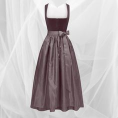 Dirndl Body Fabric: Authentic Brown  Velvet Fabric Used In Body. Skirt Fabric: Authentic Brown   satin silk fabric used in skirt. Dirndl Apron Fabric: Brown Satin Silk Fabric Used In Apron. Zipper: Zipper use in front for close body. Size: 32-34-36-38-40-42-44-46-48-50-52-54 size are available. Skirt length: 60cm/70cm/80cm/90cm/100cm skirt length is available. Dirndl Skirt, Oktoberfest Outfit, Body Skirt, Dirndl Dress, Brown Satin, Brown Velvet, Intricate Embroidery, Traditional Dress, Satin Silk