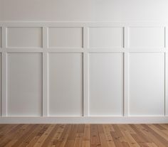 Transform your home decor with our pre-cut wall trim and molding kits that come pre-primed and ready to be painted, perfect for accentuating living rooms, dining rooms, bedrooms, offices, hallways, and washrooms. Our products are made from polyurethane, which is the most superior molding in the market. 🛍️ What's Included in This Kit: Choose the width for your wall. The measurements are all provided in one of the listing photos. Each kit includes a top horizontal board that is 6 cm in width and Full Wall Trim, Half Wall Texture Ideas, White Board And Batten Wall Bathroom, Craftsman Style Wall Trim, Three Quarter Board And Batten Wall, Shaker Panelling Bathroom, Mud Room Wall Paneling, Wall Paneling Measurements, Modern Farmhouse Wainscoting