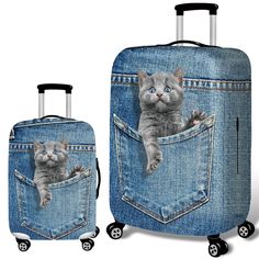 Leather Suitcase, Luggage Suitcase, Puppy Supplies, Suitcase Traveling, Suitcases, Dust Cover