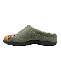 Snug Slip-on Casual Slippers, Casual Slip-on Slippers, Casual Snug Slip-on Slippers, Casual Snug Fit Slip-on Slippers, Casual Multicolor Winter Slippers, Comfy Cushioned Slippers For Fall, Cozy Outdoor Winter Slippers, Green Slip-on Winter Slippers, Comfortable Green Slippers For Winter