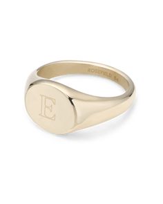 Oval Initial Ring – Rosefield Women's Watches & Jewelry | Official Website Oval Hallmarked Signet Ring For Everyday, Oval Signet Ring With Polished Finish For Gift, Elegant Rose Gold Oval Signet Ring, Oval Stainless Steel Signet Ring As Gift, Modern Oval Rose Gold Signet Ring, Women's Watches, Oval Ring, Square Rings, Oval Rings