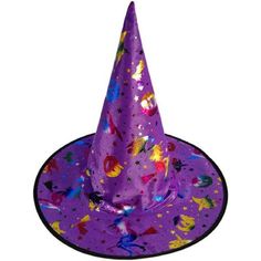 Introducing our bewitching Halloween Witch Hat, the perfect accessory to complete your wickedly enchanting Halloween look. Crafted with the finest materials and designed for both style and comfort, this hat is sure to add a touch of mystique and magic to your costume. Add a touch of magic and enchantment to your Halloween costume with our Halloween Witch Hat. Cast your spell and captivate the crowd as you embrace the supernatural with style and elegance. Choose your color and let the magic of th Purple Costume Hats And Headpieces For Halloween, Multicolor Themed Halloween Costume Accessories, Themed Multicolor Halloween Costume Accessories, Purple Hats For Halloween Costume Party, Adjustable Purple Halloween Hat, Adjustable Multicolor Costume Hats For Halloween, Adjustable Multicolor Halloween Costume Hats And Headpieces, Whimsical Purple Costume Hats For Halloween, Whimsical Purple Halloween Costume Hats And Headpieces