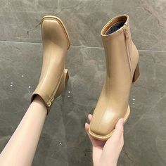 Shipping: Worldwide Express Shipping AvailableDelivery time: 7-15Days Fast ShippingReturns: Fast refund, 100% Money Back Guarantee.Brand Name: BZQBZXBoot Type: BasicShaft Material: PUOutsole Material: PVCUpper Material: PUOrigin: Mainland ChinaCN: ZhejiangSeason: WinterInsole Material: PUHeel Type: Square heelLining Material: SyntheticBoot Height: ANKLEItem Type: BootsFashion Element: PlatformDepartment Name: AdultToe Shape: Square ToeHeel Height: Med (3cm-5cm)With Platforms: NoStyle: Street Sty Ladies Slides, Boots Thick, Ankle Boots Women, Ankle Socks Women, Lit Shoes, Beige Shoes, Leather Sandals Women, Black Boots Women, Winter Boots Women