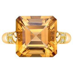 This is fancy Citrine Ring in Octagon shape purple hue. The Ring is elegant and can be worn for many occasions. The Citrine around the ring add to the beauty and elegance of the ring. Citrine Fancy Ring in 18Karat Yellow Gold with White Diamond. Citrine: 7.79 carat, 12X12mm size, Octagon shape. Citrine: 0.25 carat, 1.50mm size, round shape. White Diamond: 0.20 carat, 1.30mm size, round shape, G color, VS clarity. Gold: 5.123g, 18Karat White Gold. R1516 Octagon Shape, Fancy Rings, Citrine Ring, Purple Hues, Licorice, White Diamond, Round Shape, Citrine, Fashion Rings