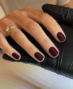 Kutek Disney, Wine Nails, Milky Nails, Nagel Tips, Casual Nails, Thanksgiving Nails