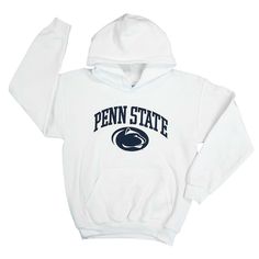 LAT brand youth hoodie 60% cotton / 40% polyester Double lined hood Pouch front pocket Screen printed Penn State logo on the front chest 1x1 ribbed cuffs and waistband with spandex Penn State Logo, Fake Clothes, Dog Mom Life, Preppy Sweatshirts, Personalized T Shirt, Penn State Football, Youth Hoodies, Trending Today, Penn State