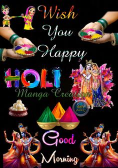 happy holi morning wishes with images and pictures for friends on the occasion of holi