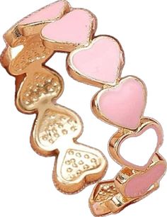 Trendy Pink Heart-shaped Rings, Cute Pink Heart Print Jewelry, Cute Pink Heart Ring Gift, Cute Pink Heart-shaped Rings, Cute Heart Ring For Valentine's Day, Pink Heart-shaped Ring For Valentine's Day, Valentine's Day Pink Heart Ring, Pink Heart Ring For Valentine's Day, Pandora Rose Gold