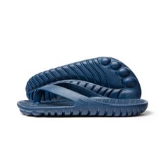 NAVY BLUE FLIP FLOPS BY GUDO. Casual Durable Flip Flops For Beach, Durable Casual Beach Flip Flops, Navy Non-slip Beach Sandals, Navy Beach Slides With Cushioned Footbed, Blue Outdoor Flip Flops With Arch Support, Blue Rubber Sole Flip Flops For The Beach, Casual Blue Flip Flops For Surfing, Blue Cushioned Flip Flops For Swimming, Navy Round Toe Beach Slides